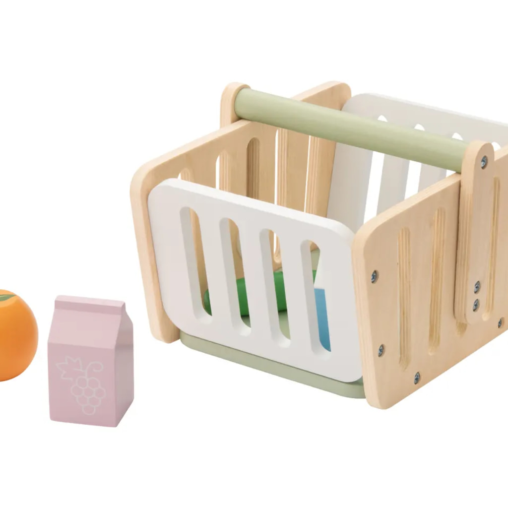 Play Shopping Basket - 5 Pieces