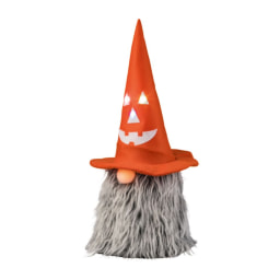 LED Halloween Gonk With Orange Hat