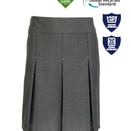 Children's Grey Pleated Skirt