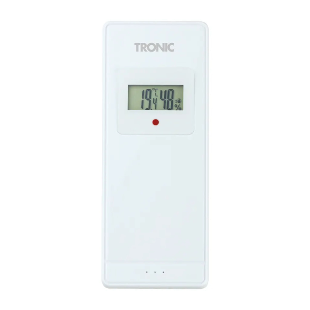 White Radio-Controlled Weather Station