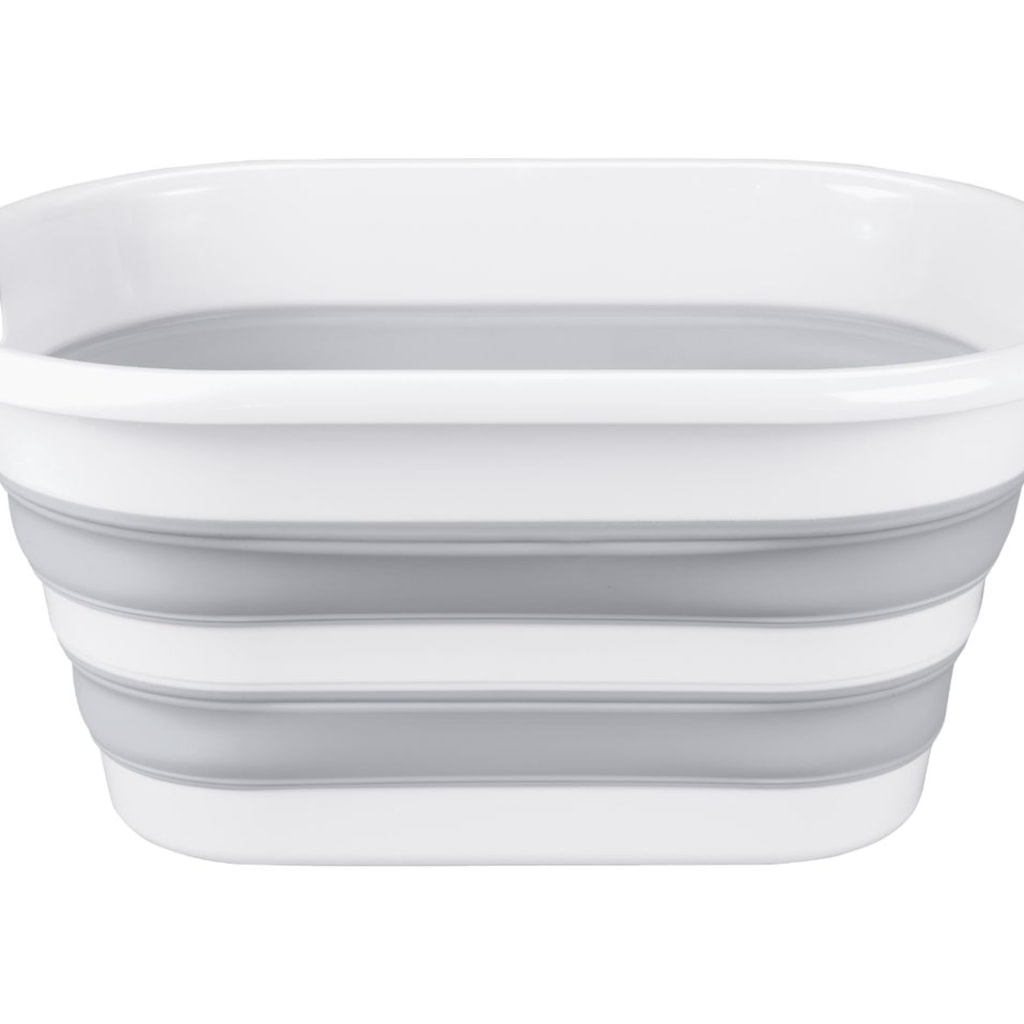 W5 - Grey Collapsible Laundry Basket