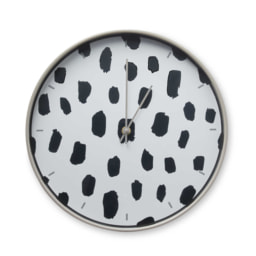 Kirkton House Grey Dot Clock