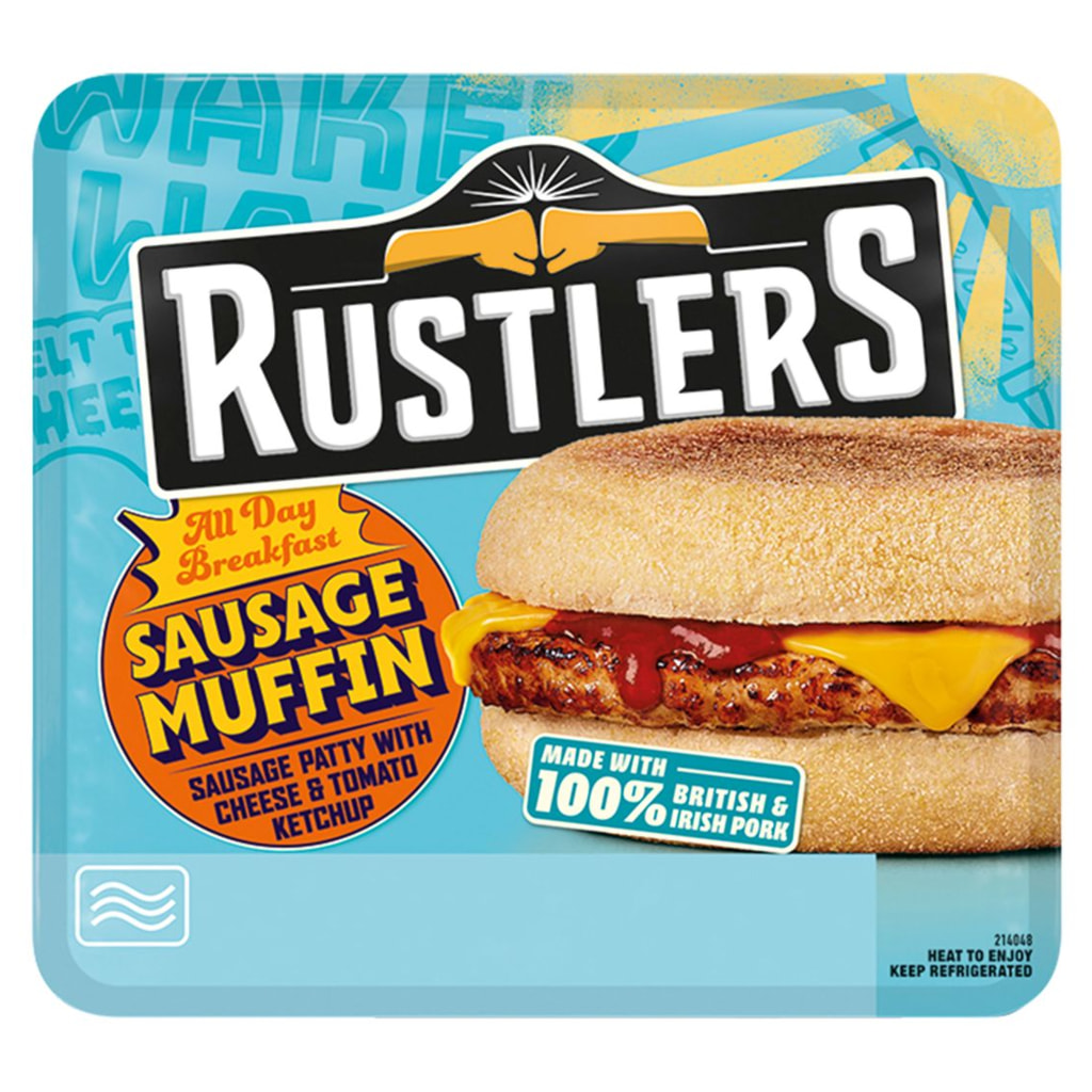Rustlers Breakfast Sausage Muffin