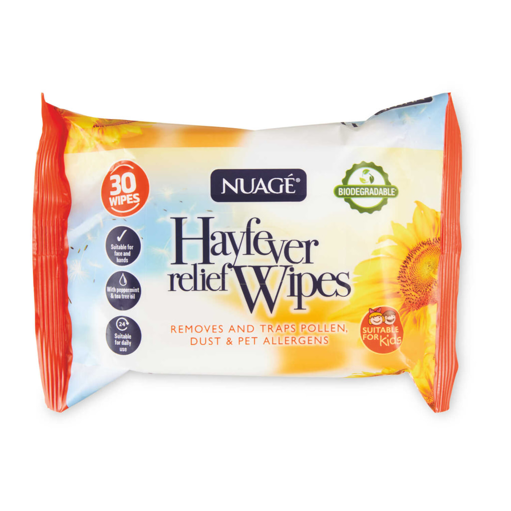Nuagé Hayfever Wipes 30 Pack