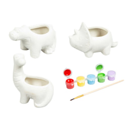 Paint Your Own Dino Planter 3 Pack
