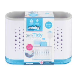 Minky White Sink Tidy