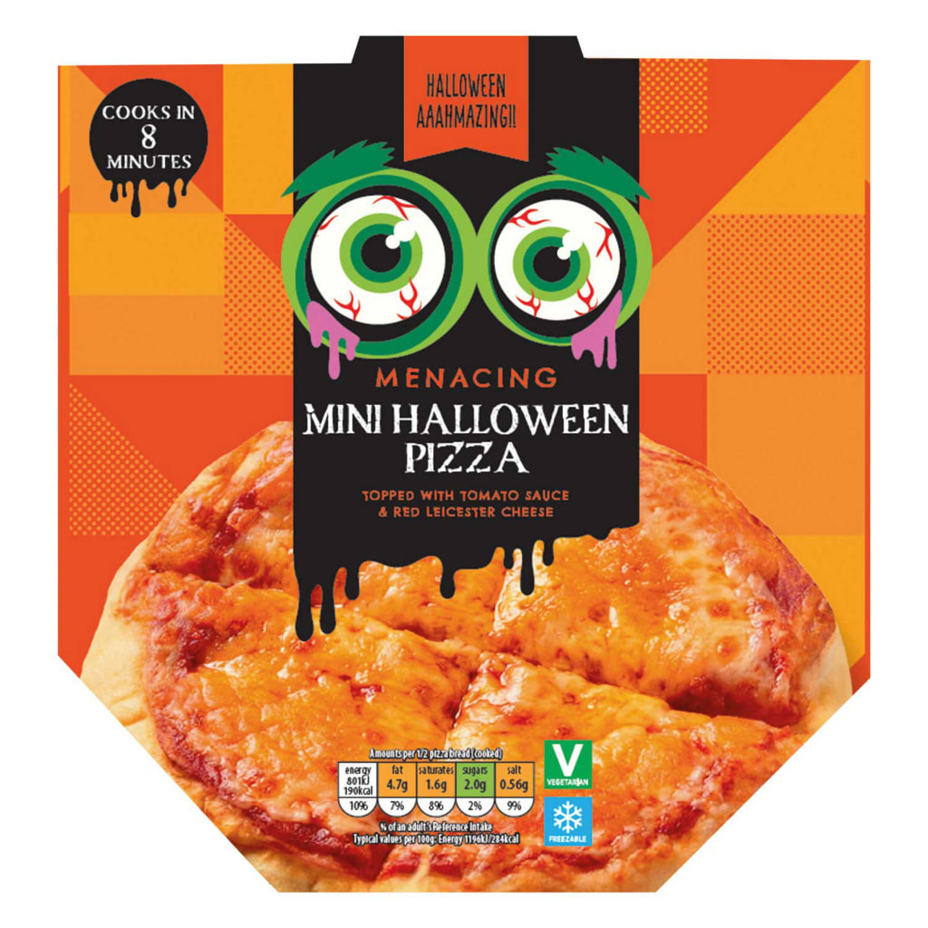 Mini Halloween Pizza