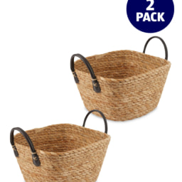 Natural Storage Basket 2 Pack
