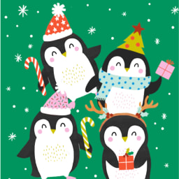 NSPCC Mini Christmas Cards - 30 Pack