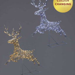 Leaping Wicker Stag 1.5m