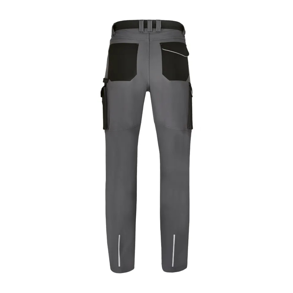 Men’s Grey Stretch Work Trousers