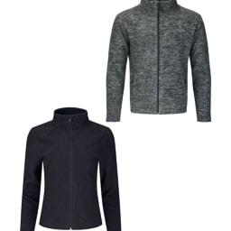 Black Workwear Fleece Jacket