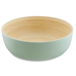 Mint Flat Bamboo Bowl