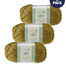 Moss Chunky Yarn 3 Pack