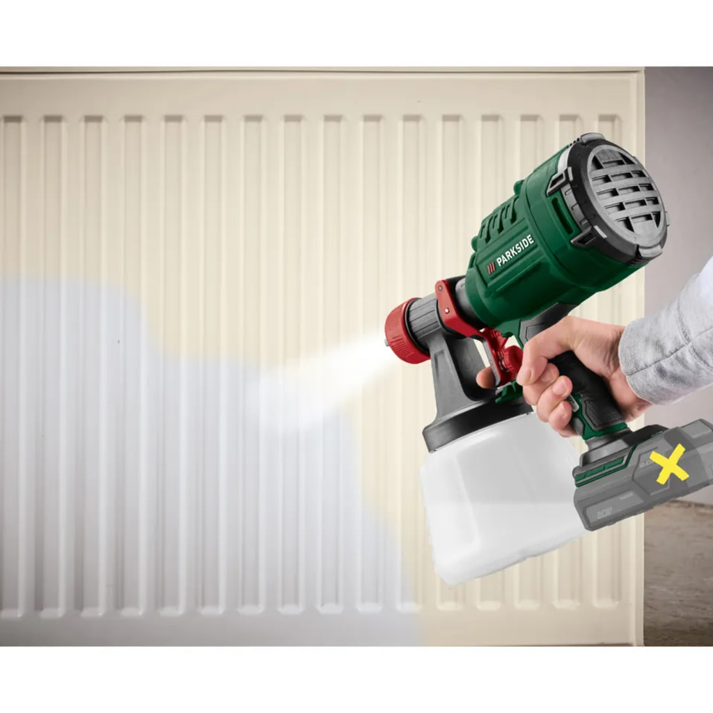 PARKSIDE - 20V Cordless HVLP Paint Sprayer - Bare Unit