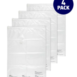 Large White Vacuum Bag 4 Pack