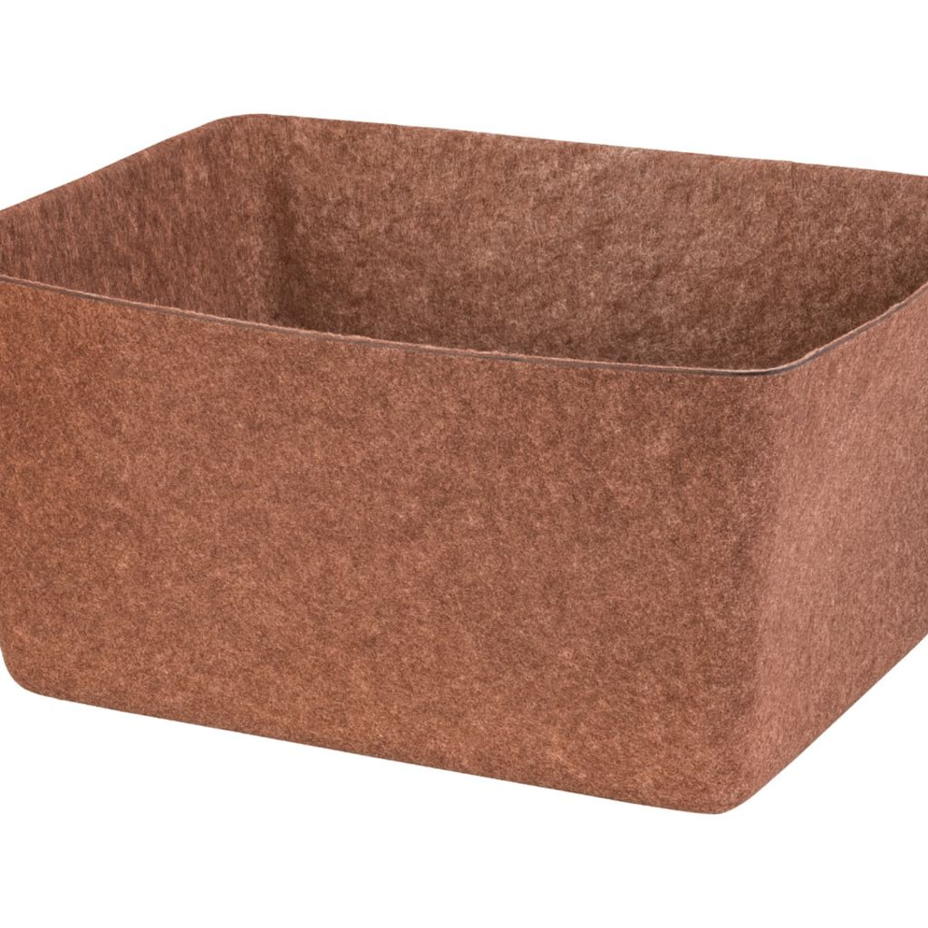 LIVARNO - Felt Storage Basket - Brown