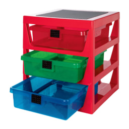 LEGO® 3-Drawer Storage Rack