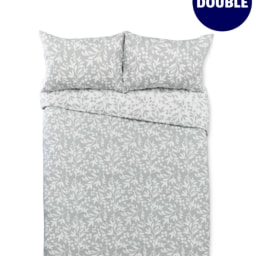 Berry Double Brushed Cotton Duvet