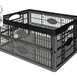 Livarno Home Recycled Plastic Collapsible Crate