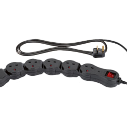Silvercrest Flexible Extension Lead with USB Ports