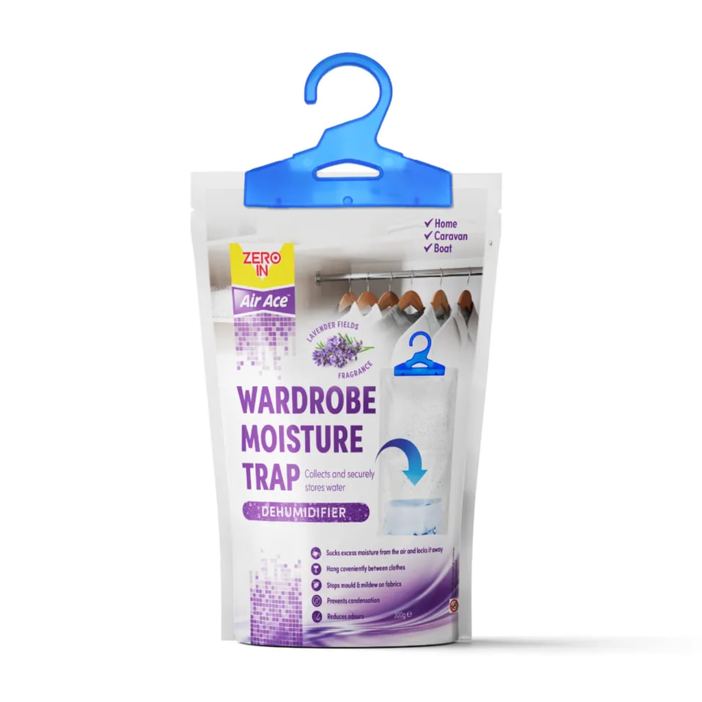 ZERO IN - Wardrobe Moisture Trap - Lavender