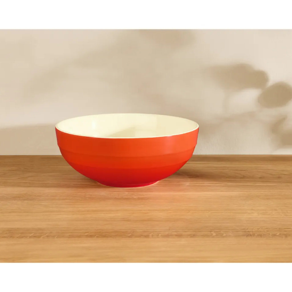 Orange Serving Bowl